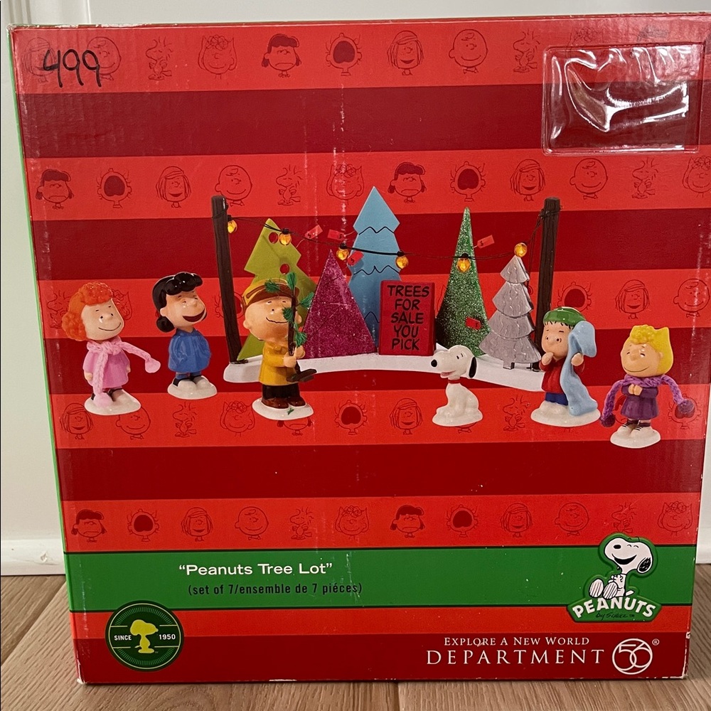 Department 56 “Peanuts Tree Lot” Set - Picture 12 of 14